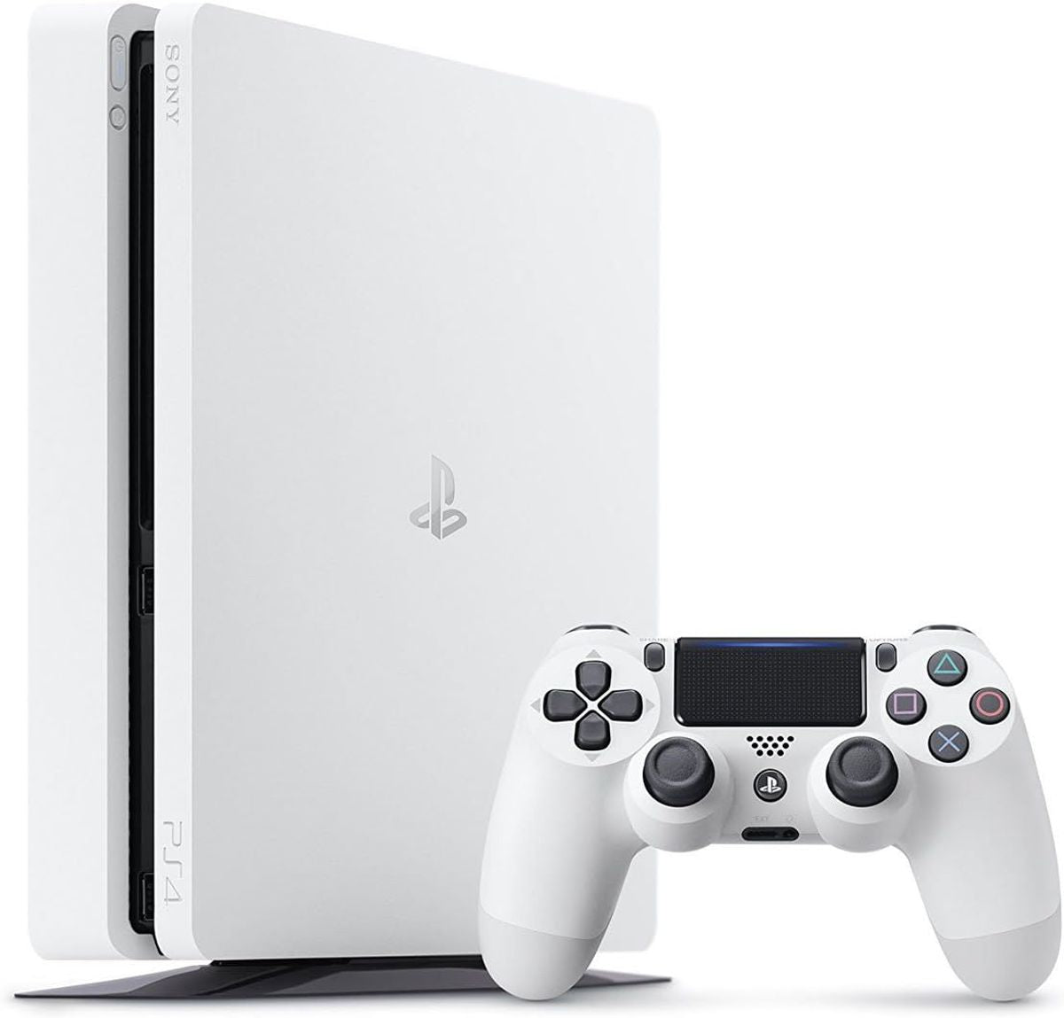 Sony PlayStation 4 Slim 500GB Glacier White Console | PS4 Gaming Console